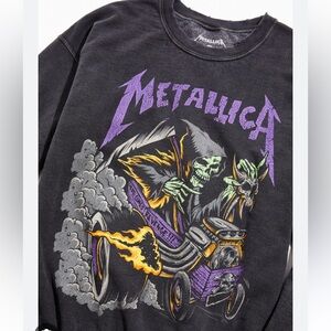 Urban Outfitters Metallica Vintage Style Sweatshirt - Medium NWOT